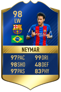 Neymar Jr TOTS su FIFA 17