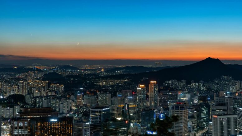 Panorama della città di Seul